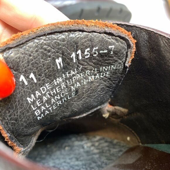 H.S.‎ Trask Brown Pebbled Leather Oxford Men\'s Sz 11M Lace Up Comfort Shoes main image 10